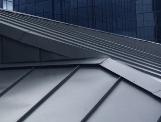 Metal standing seam roofing